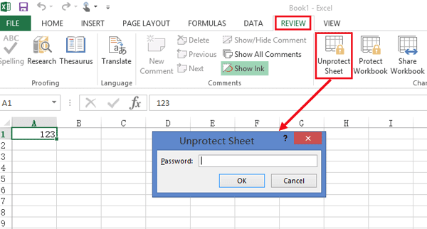 excel password protect editing